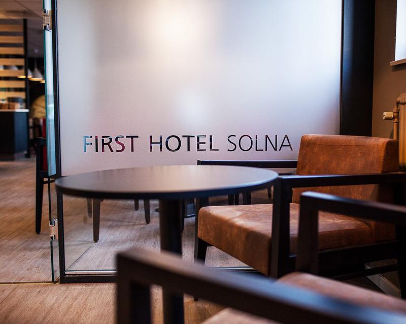 First Hotel Солна Интерьер фото